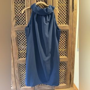 Sleeveless roll neck dress